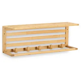 Zeller Wandregal 57 x 15 x 20 cm Bambus