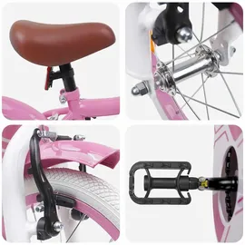 vidaXL Kinderfahrrad 12 Zoll rosa