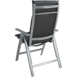 GO-DE Polsterauflage 118 x 48 x 5 cm grau 4-tlg.