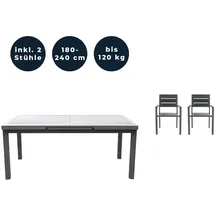 Home Deluxe Calido Madera Set 3-tlg. Grau