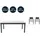 Home Deluxe Calido Madera Set 3-tlg. Grau