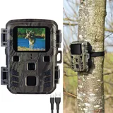 VisorTech Full-HD-Wildkamera mit PIR-Sensor, Nachtsicht, 6 Monate Stand-by, IPX5