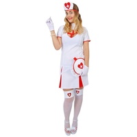 Das Kostümland Arzt-Kostüm Krankenschwester Michaela Damen Kostüm weiß