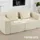 Homcom 3 Sitzer Sofa-202L x 90B x 76H cm-Beige | Gr.: onesize