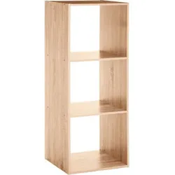 3 Fächer Bücherregal Regale Ablagefächer Organisatoren Bücherregal - 34.4 x 32 x 100.5 cm