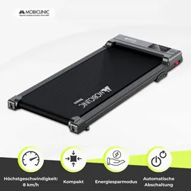 Mobiclinic Laufband Mobiclinic®, Einfach zu montieren Fernbedienung, Digitalanzeige, Ohne Armlehnen 8 km/h schwarz Andy