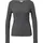 s.Oliver Geripptes Langarmshirt mit Knopf-Detail am Arm - grau - 42