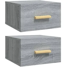 vidaXL Hängenachtschrank Grau Sonoma 35 x 35 x 20 cm Grau