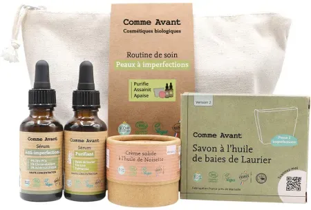 Comme Avant Routine Unreine Haut Seife + Serum + Creme