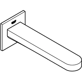 Grohe Plus Wanneneinlauf Hard Graphite gebürstet