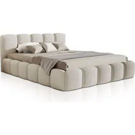 Juskys Polsterbett Catania 180 x 200 cm Beige