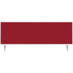 Magnetoplan Tischtrennwand VarioPin - 160x50cm - doppelseitig - 1 Seite Whiteboard-Oberfläche - 1 Seite Filz-Oberfläche