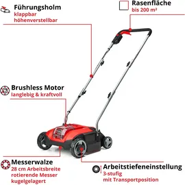 Einhell GC-SC 18/28 Li Akku-Vertikutierer/Rasenlüfter solo (3420604)