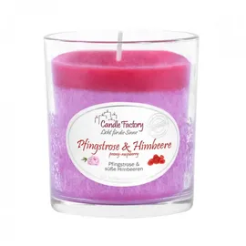 Candle Factory Party Light Duftkerze 30 h Pfingstrose Himbeere