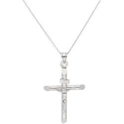 Smart Jewel Kette Anhänger Kreuz, Silber 925 Ketten   Silber Damen 