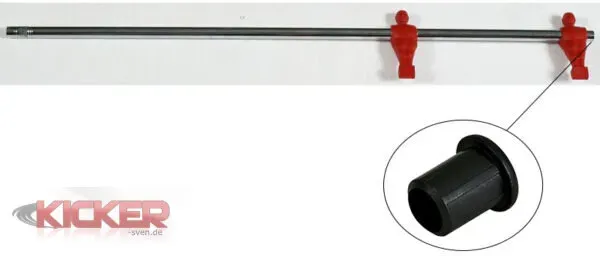 Teleskopstange 16mm Rot Abwehr