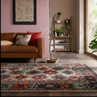 Flair Rugs Teppich FLAIR RUGS "LIA SHAGGY", bunt (mehrfarbig), B:160cm H:30mm L:230cm, Oberfläche: 100% Polyester. Rückseite: 45% Baumwolle, 29% Synthetik, 26% Polyester, Teppiche, Teppich