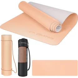 EliteAthlete® Yogamatte - Sportmatte - Fitnessmatte - Yoga Matte - 183x61x0.6 cm 6 MM