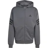 adidas Future Icons 3-Streifen Sweatjacke Grau 3XL