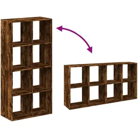 vidaXL Bücherregal 69,5 x 29 x 137,5 cm Braun