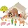 GoKi Holzpuppenhaus Bauernhof beige 80612