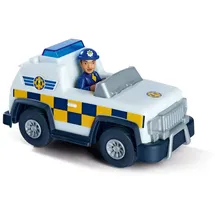 Simba 109252508 Feuerwehrmann Sam Polizeiauto 4x4 mit Figur