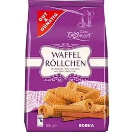 Gut&Günstig Waffelröllchen Kekse 200,0 g