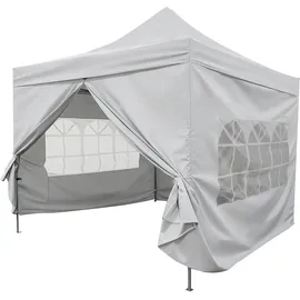 Konifera Faltpavillon Valencia Lux 3 x 3 m inkl. 4 Seitenteile Weiß