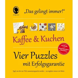 Sonstige Verlage Puzzle Das "Gelingt-immer"-Puzzle Kaffee und Kuchen, Puzzleteile