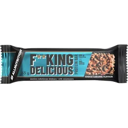 Allnutrition Fitking Delicious Protein Bar Proteinriegel Geschmack Choco Caramel 55 g