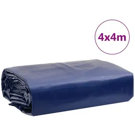 vidaXL Abdeckplane 400 x 400 cm Blau