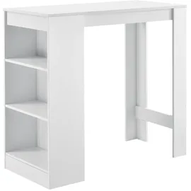 [en.casa] Bartisch Kouvola 110 x 50 x 103 cm Weiß