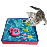 Hundepool Für Hunde,Katze Faltbares Hundebad, Schwimmbecken Für Hunde, Swimmingpool Hund Planschbecken Schwimmbecken, Faltbarer Pool Badewanne Wasserbecken,50x50x10 cm