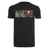 MERCHCODE Marvel Logo Character Tee schwarz XS