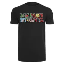 MERCHCODE Marvel Logo Character Tee schwarz XS