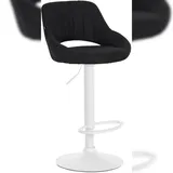 CLP Barhocker Milet Stoff schwarz/weiß