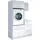 laundreezy Mehrzweckschrank-Set 118 x 200 x 68 cm Weiß