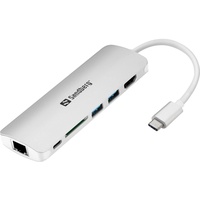 Sandberg USB-C 7-in-1 Hub, USB-C 3.0 [Stecker] (136-18)