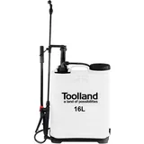 Toolland Rückensprühgerät Drucksprüher 16 l