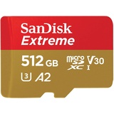 SanDisk Extreme microSDXC UHS-I U3 A2 + SD-Adapter 512 GB