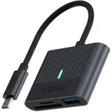 Rapoo USB-C Kartenleser grau (00217694)"