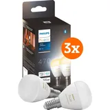 Philips Hue Luster Kugellampe White Ambiance E14 6er-Pack