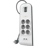 Belkin Mehrfachsteckdose 2 m Weiß 6 St.