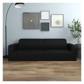 vidaXL Sofahusse 3-Sitzer Schwarz 100% Polyester