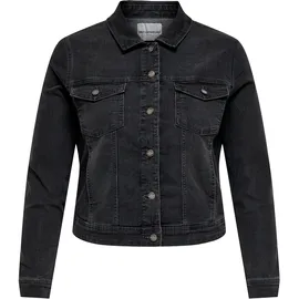 ONLY CARMAKOMA Damen Carwespa Ls Dgd Jacket DNM, Dark Grey Denim, Numeric_48 - 48