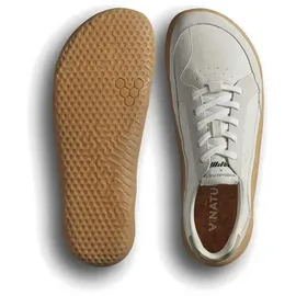 Vivo Barefoot Vivobarefoot Gobi II Sneaker Leather Mens - Limestone Dusty Green 46