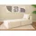 MCW Chaiselongue Stoff/Textil 75 x 63 x 194 cm Weiß