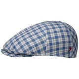 Alfonso D ́Este Flat Cap (1-St) Schirmmütze mit Schirm, Made in Italy blau|grau XL (60-61 cm)