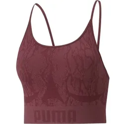 PUMA Damen Top Low Impact FormKnit Seamle, AUBERGINE-SNAKE PRINT, XL
