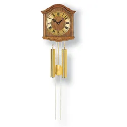 Wanduhr, mechanisch, Eiche rustikal, Bim-Bam-Melodie - AMS Modell: 206/4